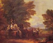 托马斯 庚斯博罗 : The Harvest Wagon